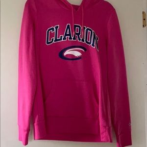 Clarion university pink hoodie